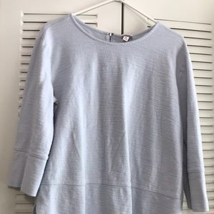 Denim colored 3/4 sleeve top